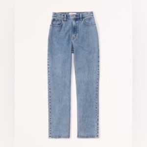 Curve love ultra high rise 90s straight jean
